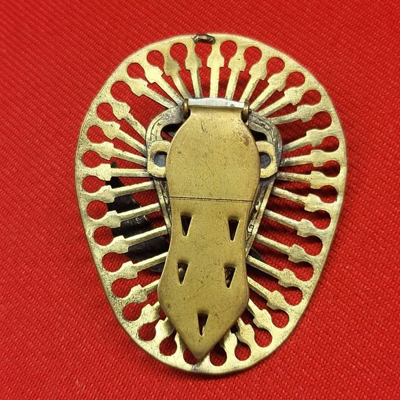 Vintage Art Deco Dress Wrap Clip  Womens Dress Clip - Picture 4 of 12